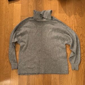 Free People Grey Turtleneck Sweater